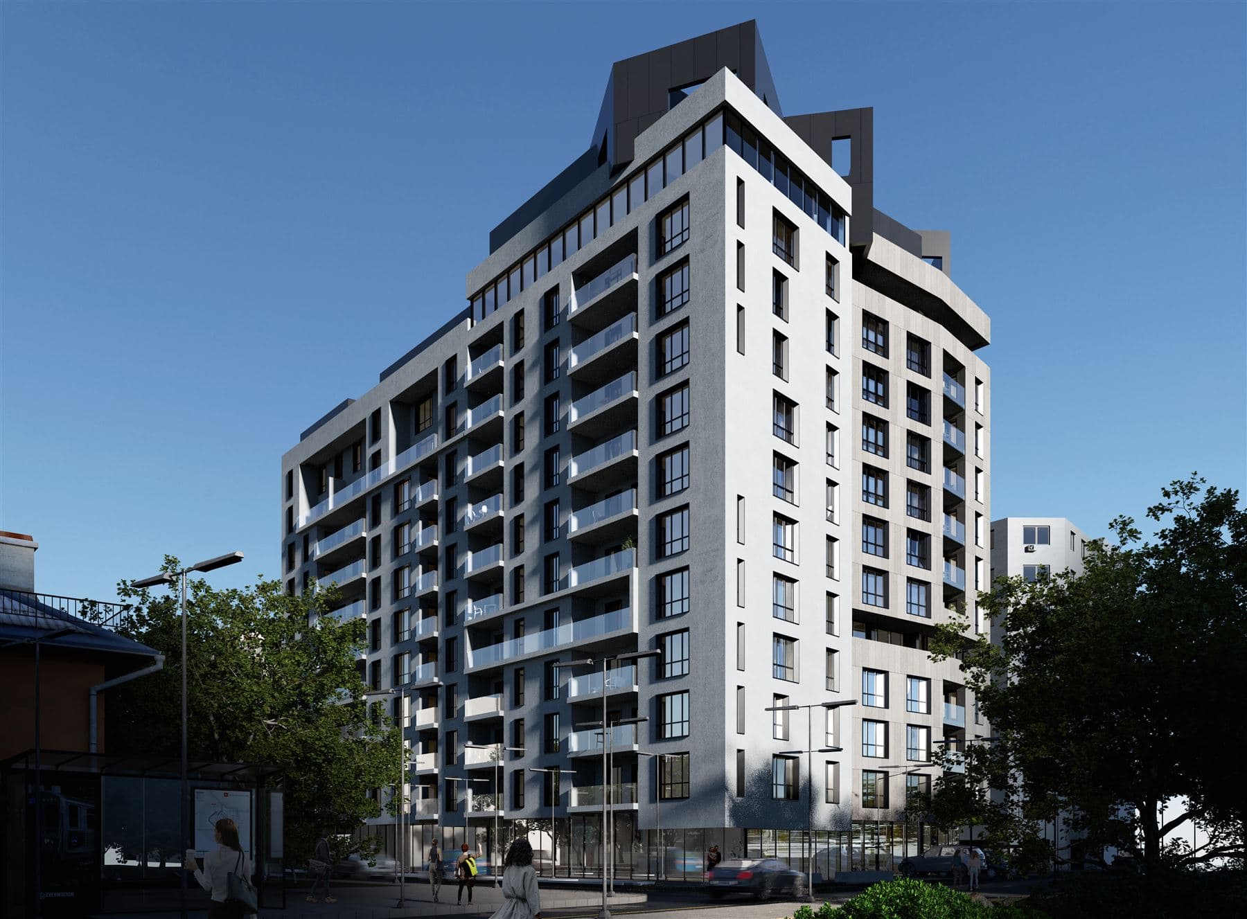 TORRE HOME, pamje nga këndi i rrugës